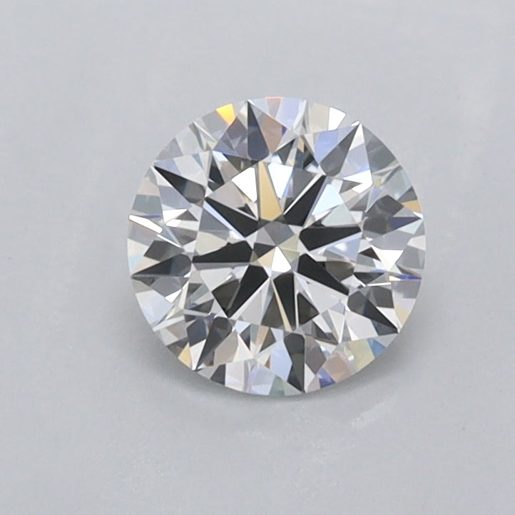 0.68 Carat Round Shaped, Ideal Cut, D Color, VVS2 Clarity, IGI Certified Lab Grown Diamond