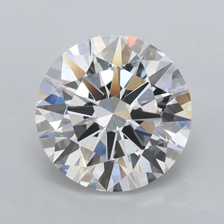 1.48 Carat Round Shaped, Ideal Cut, F Color, FL Clarity, IGI Certified Lab Grown Diamond