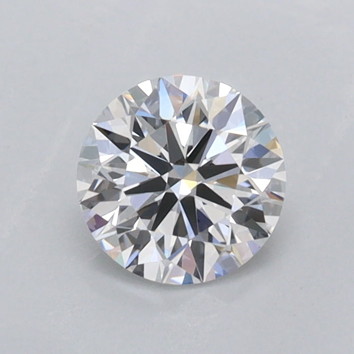 0.66 Carat Round Shaped, Ideal Cut, D Color, VVS2 Clarity, IGI Certified Lab Grown Diamond