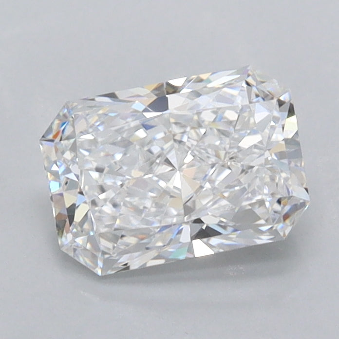 1.05 Carat Radiant Shaped, Ideal Cut, D Color, VVS1 Clarity, IGI Certified Lab Grown Diamond