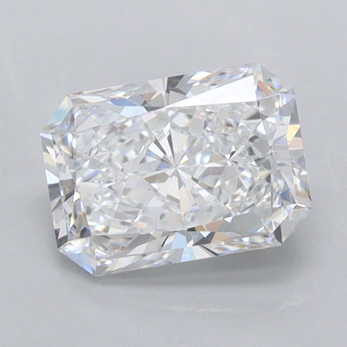 1.06 Carat Radiant Shaped, Ideal Cut, D Color, VVS1 Clarity, IGI Certified Lab Grown Diamond