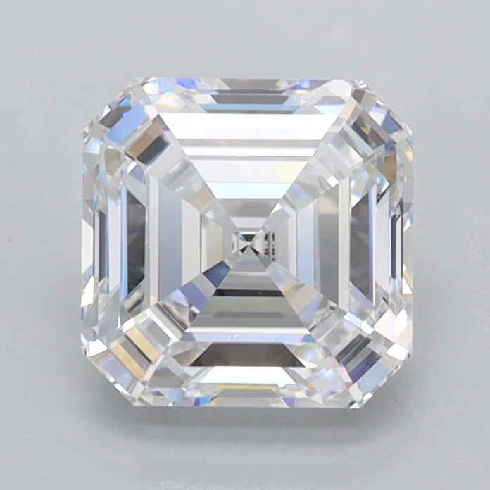 1.52 Carat Asscher Shaped, Ideal Cut, D Color, VVS1 Clarity, IGI Certified Lab Grown Diamond