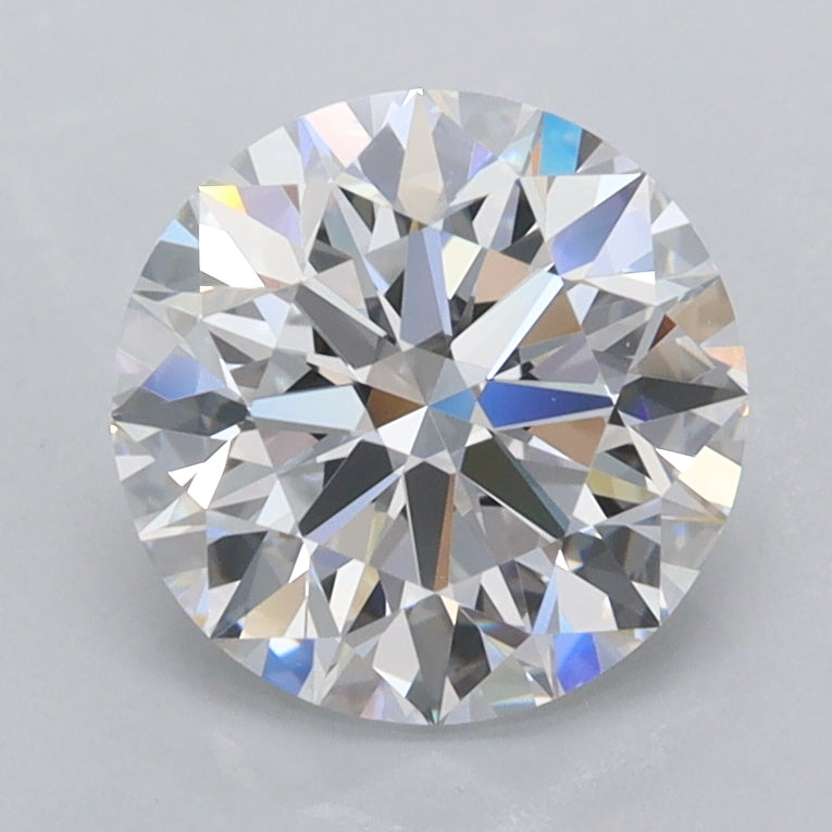 1.94 Carat Round Shaped, Excellent Cut, D Color, VVS1 Clarity, IGI Certified Lab Grown Diamond