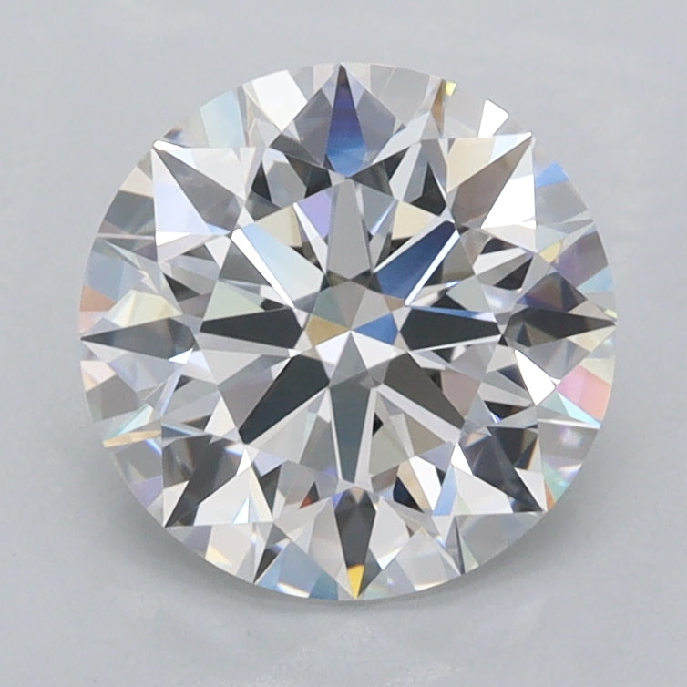 1.94 Carat Round Shaped, Ideal Cut, D Color, FL Clarity, IGI Certified Lab Grown Diamond