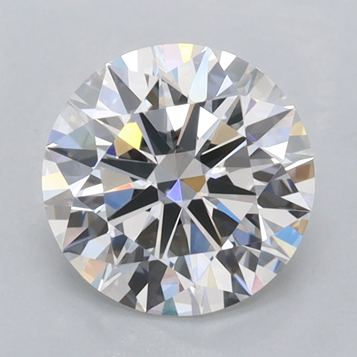 1.54 Carat Round Shaped, Ideal Cut, E Color, FL Clarity, IGI Certified Lab Grown Diamond