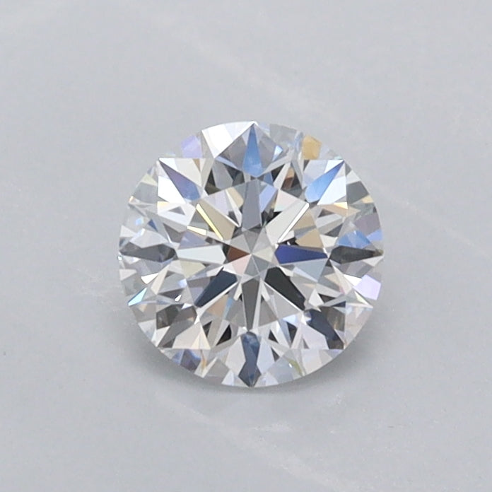 0.51 Carat Round Shaped, Ideal Cut, D Color, FL Clarity, IGI Certified Lab Grown Diamond