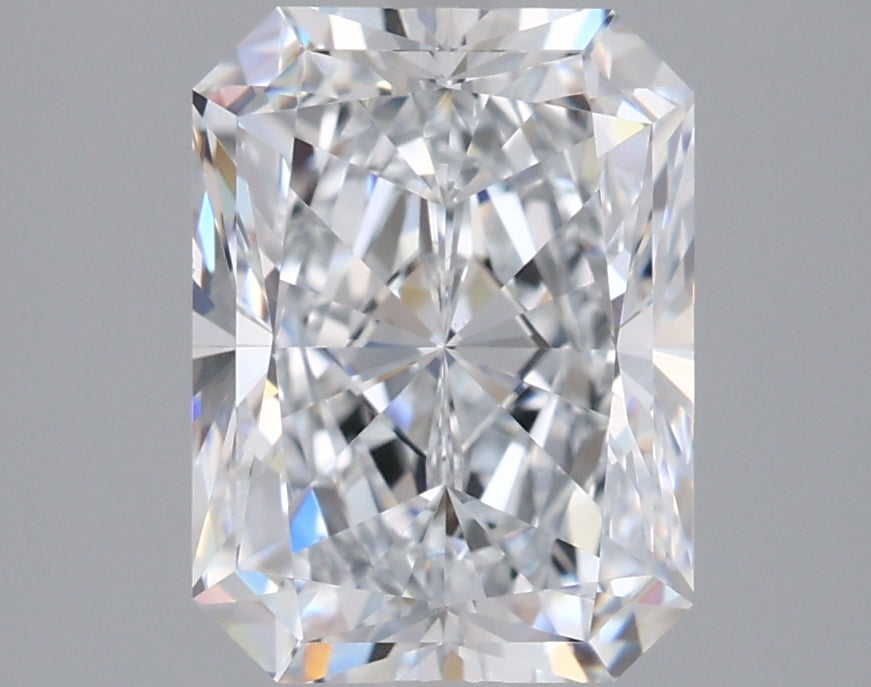 2.53 Carat Radiant Shaped, Excellent Cut, E Color, VVS1 Clarity, IGI Certified Lab Grown Diamond