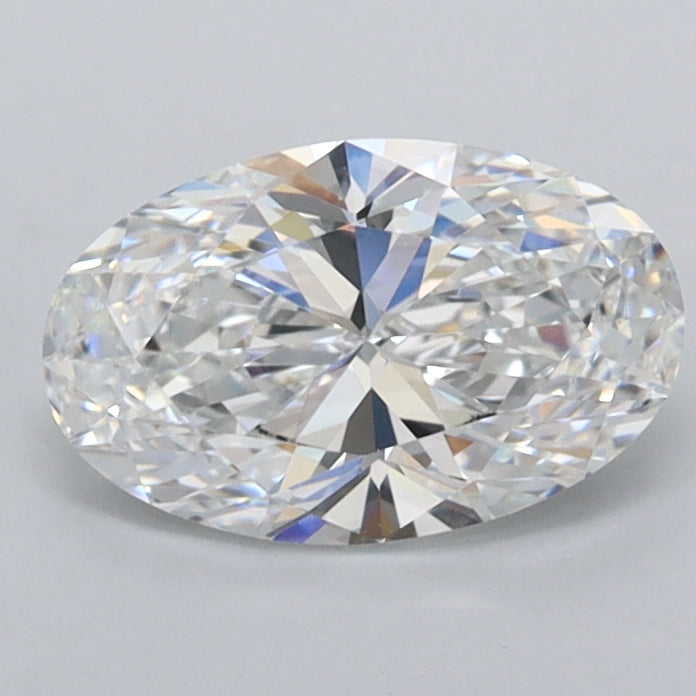 1.03 Carat Oval Shaped, Ideal Cut, D Color, IF Clarity, IGI Certified Lab Grown Diamond