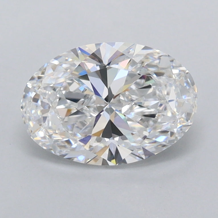 1.15 Carat Oval Shaped, Ideal Cut, D Color, IF Clarity, IGI Certified Lab Grown Diamond