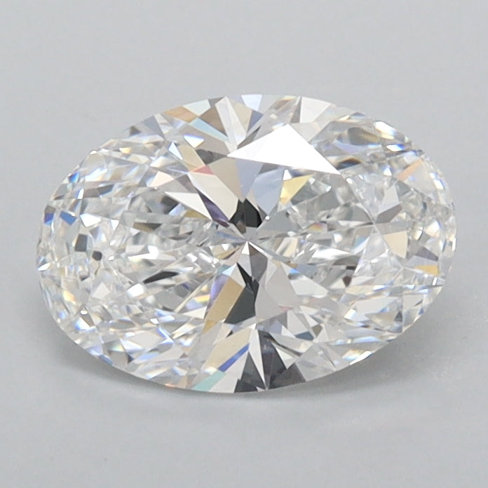 1.03 Carat Oval Shaped, Ideal Cut, D Color, FL Clarity, IGI Certified Lab Grown Diamond