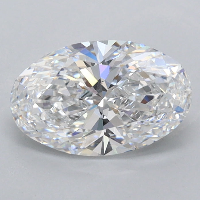1.03 Carat Oval Shaped, Ideal Cut, D Color, VVS1 Clarity, IGI Certified Lab Grown Diamond