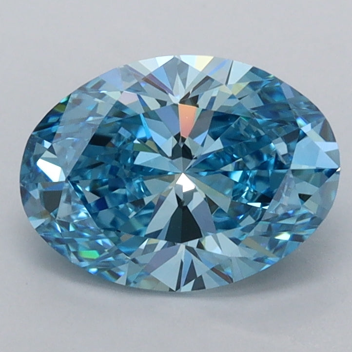 1.51 Carat Oval Shaped, Ideal Cut, VVS2 Clarity, IGI Certified Lab Grown Diamond