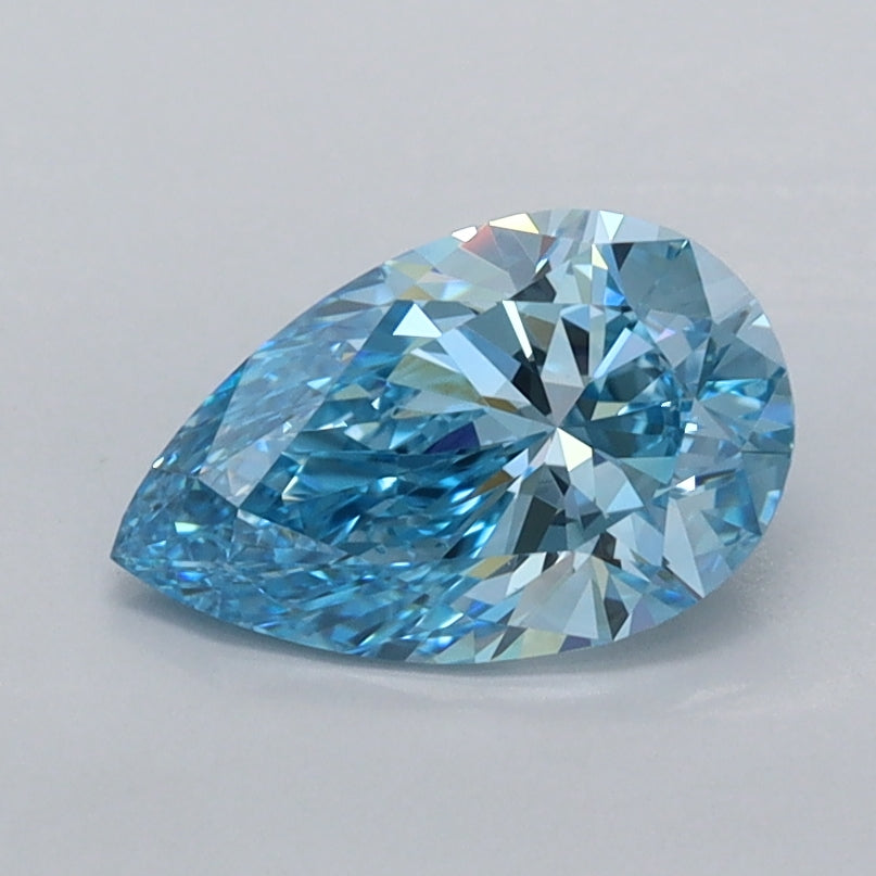 0.98 Carat Pear Shaped, Ideal Cut, VVS2 Clarity, IGI Certified Lab Grown Diamond
