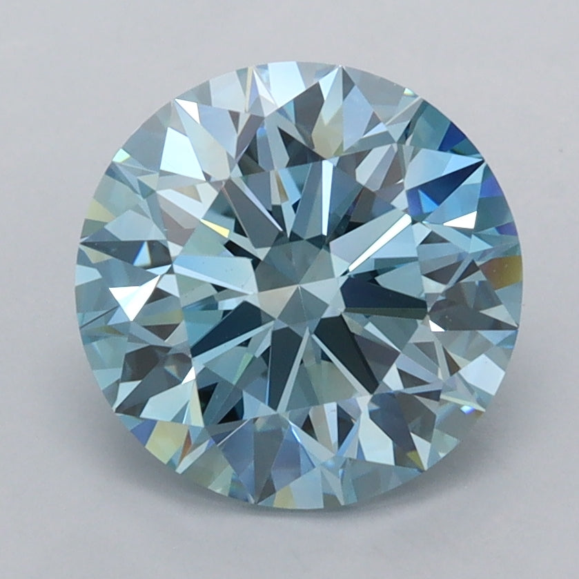 2.61 Carat Round Shaped, Ideal Cut, VVS1 Clarity, IGI Certified Lab Grown Diamond
