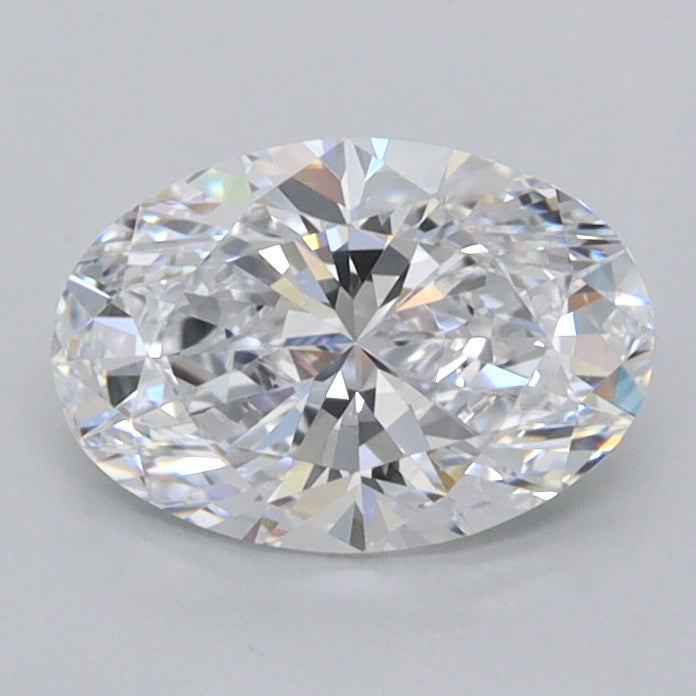 1.07 Carat Oval Shaped, Excellent Cut, D Color, FL Clarity, IGI Certified Lab Grown Diamond