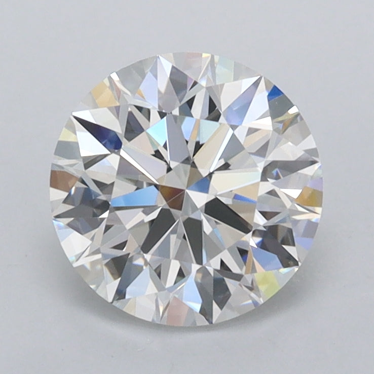 1.51 Carat Round Shaped, Ideal Cut, D Color, FL Clarity, IGI Certified Lab Grown Diamond