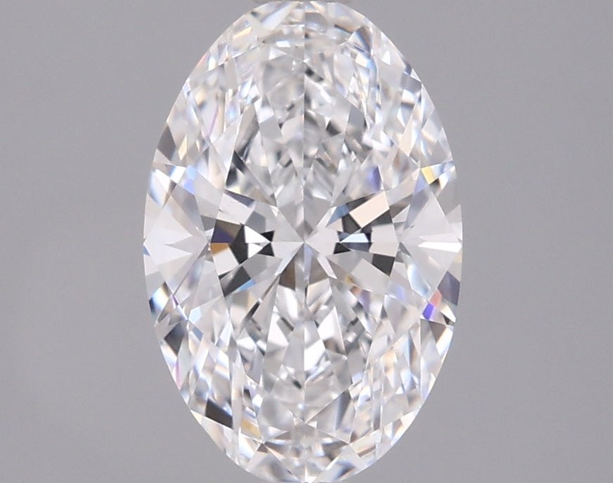 1.58 Carat Oval Shaped, Ideal Cut, D Color, VVS1 Clarity, IGI Certified Lab Grown Diamond