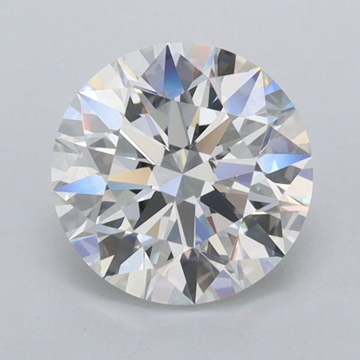 1.48 Carat Round Shaped, Ideal Cut, F Color, FL Clarity, IGI Certified Lab Grown Diamond