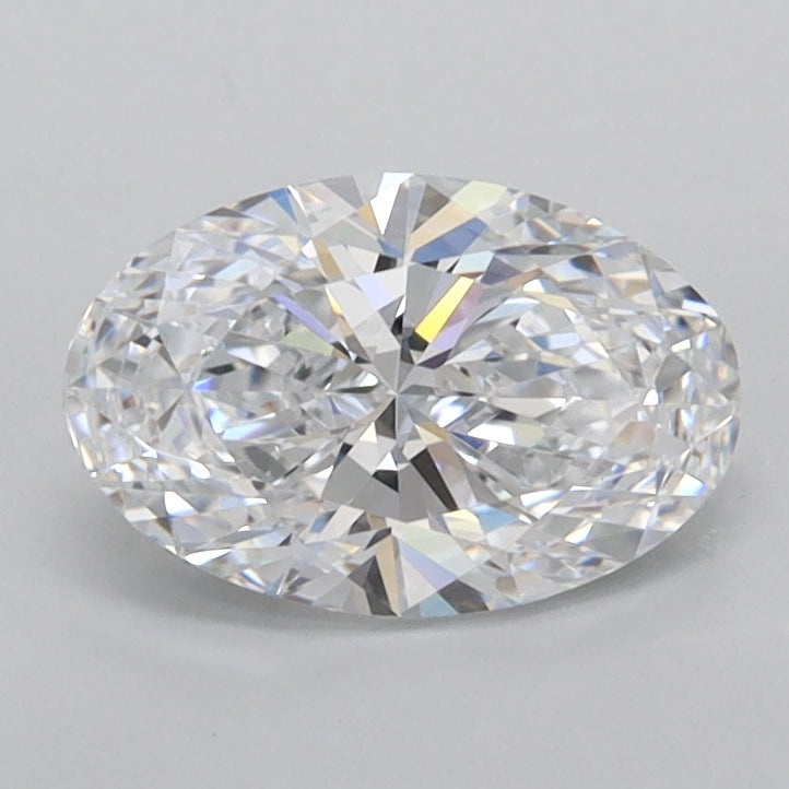 1.03 Carat Oval Shaped, Ideal Cut, D Color, FL Clarity, IGI Certified Lab Grown Diamond