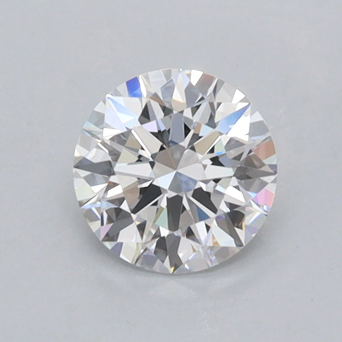 0.66 Carat Round Shaped, Ideal Cut, D Color, VVS1 Clarity, IGI Certified Lab Grown Diamond