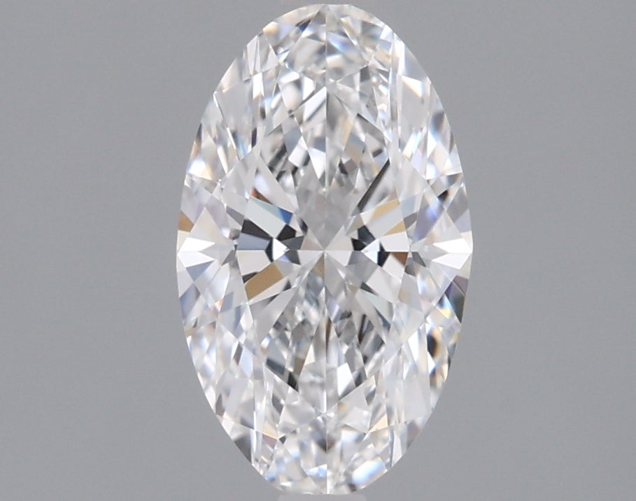 0.96 Carat Oval Shaped, Ideal Cut, D Color, VVS2 Clarity, IGI Certified Lab Grown Diamond
