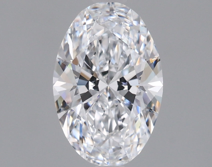 0.97 Carat Oval Shaped, Ideal Cut, D Color, VVS1 Clarity, IGI Certified Lab Grown Diamond