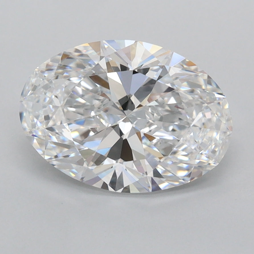 2.04 Carat Oval Shaped, Ideal Cut, D Color, FL Clarity, IGI Certified Lab Grown Diamond