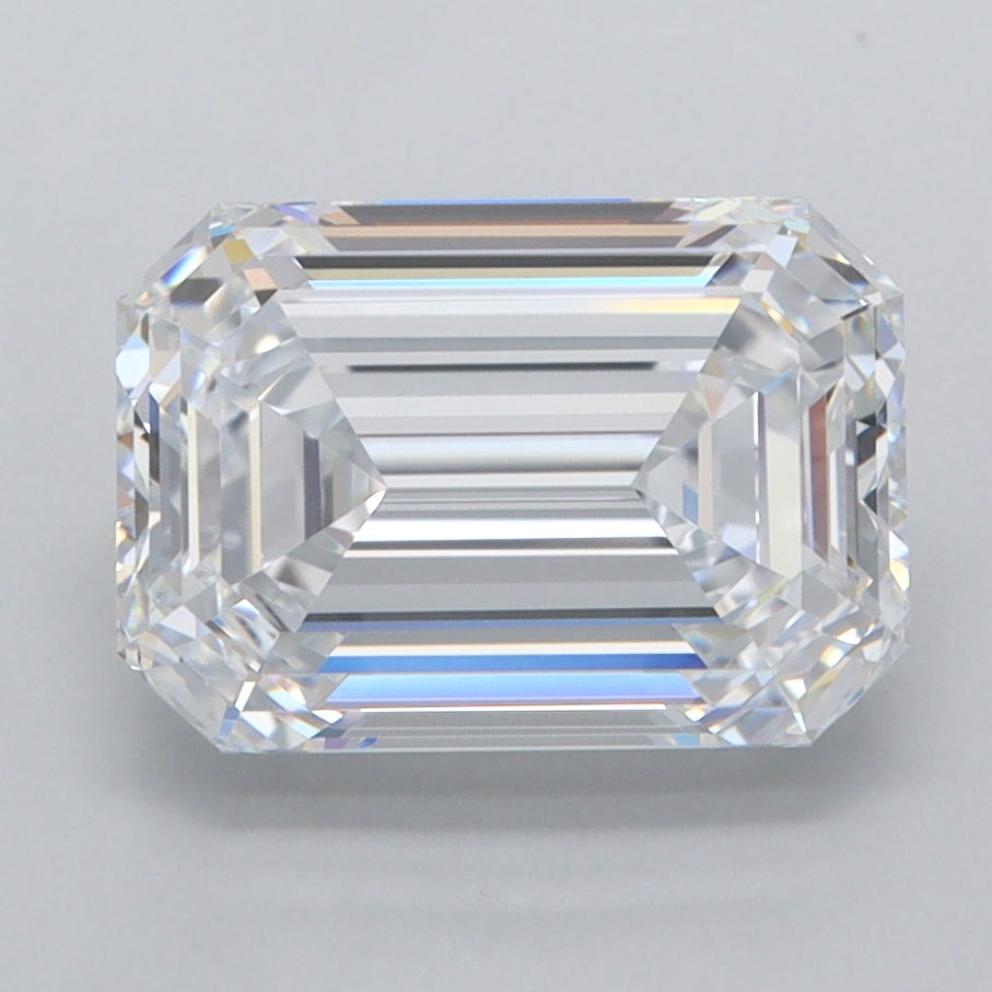 2.98 Carat Emerald Shaped, Ideal Cut, D Color, FL Clarity, IGI Certified Lab Grown Diamond