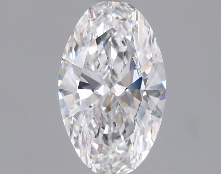 0.96 Carat Oval Shaped, Ideal Cut, D Color, VVS2 Clarity, IGI Certified Lab Grown Diamond