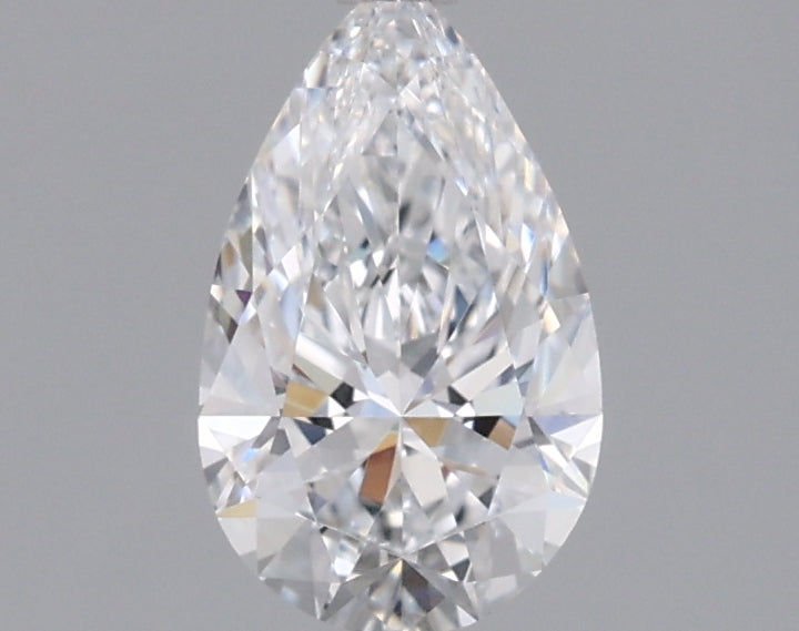 0.95 Carat Pear Shaped, Ideal Cut, D Color, VVS1 Clarity, IGI Certified Lab Grown Diamond