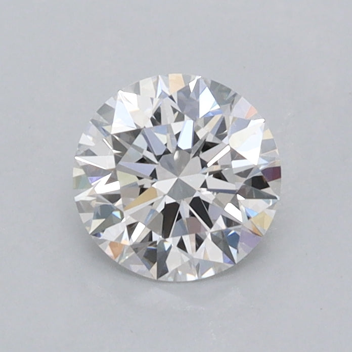 0.66 Carat Round Shaped, Ideal Cut, D Color, VVS2 Clarity, IGI Certified Lab Grown Diamond