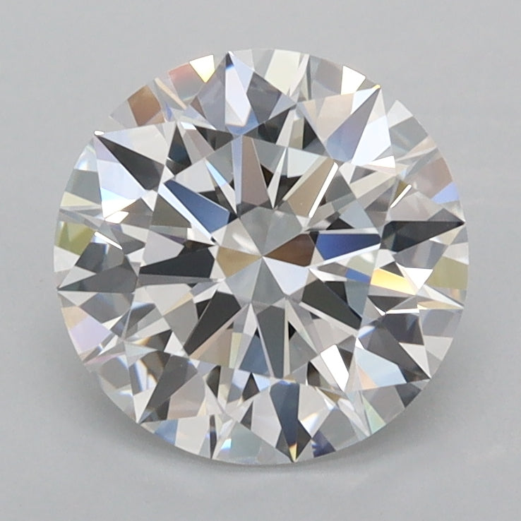 1.86 Carat Round Shaped, Ideal Cut, D Color, FL Clarity, IGI Certified Lab Grown Diamond