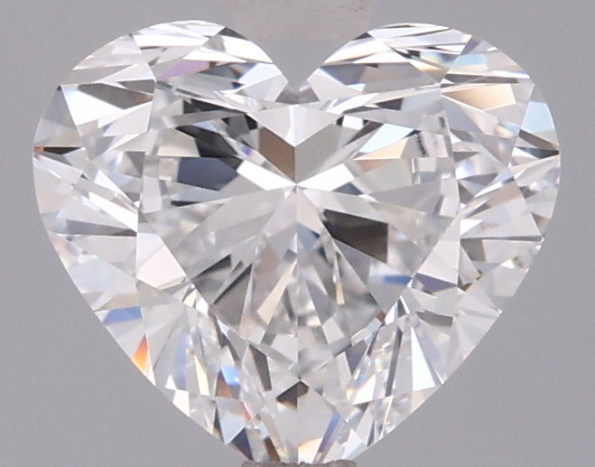 1.58 Carat Heart Shaped, Ideal Cut, D Color, VVS1 Clarity, IGI Certified Lab Grown Diamond