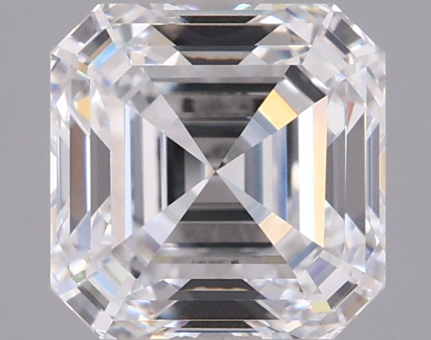 1.98 Carat Asscher Shaped, Ideal Cut, D Color, VVS1 Clarity, IGI Certified Lab Grown Diamond