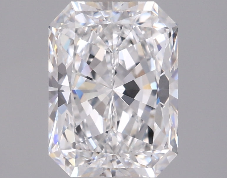 1.91 Carat Radiant Shaped, Ideal Cut, D Color, VVS1 Clarity, IGI Certified Lab Grown Diamond