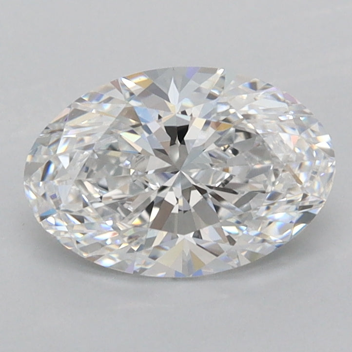 1.19 Carat Oval Shaped, Ideal Cut, D Color, FL Clarity, IGI Certified Lab Grown Diamond