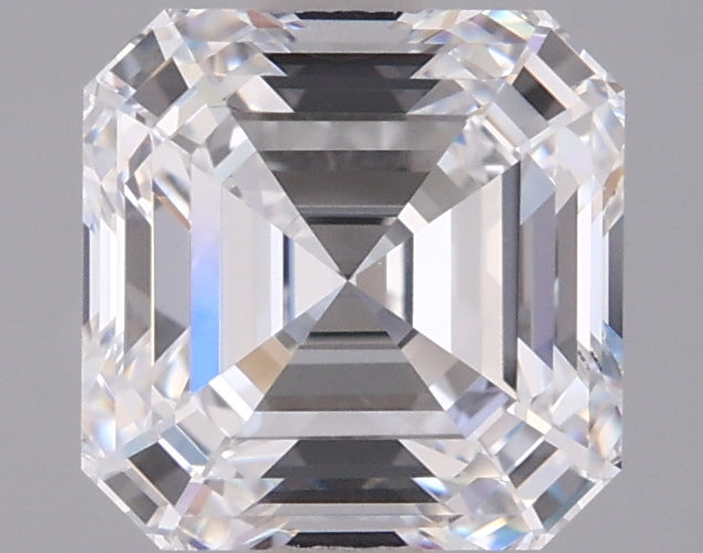 2.01 Carat Asscher Shaped, Ideal Cut, D Color, VVS1 Clarity, IGI Certified Lab Grown Diamond