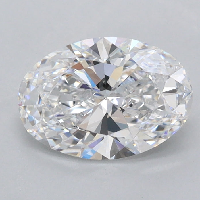 1.07 Carat Oval Shaped, Ideal Cut, D Color, FL Clarity, IGI Certified Lab Grown Diamond