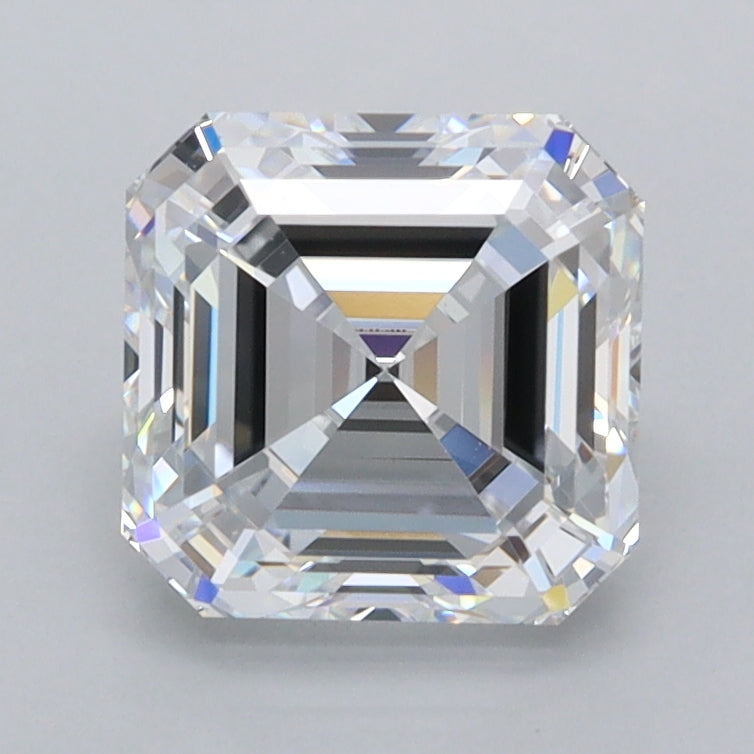 2.04 Carat Asscher Shaped, Ideal Cut, D Color, IF Clarity, IGI Certified Lab Grown Diamond