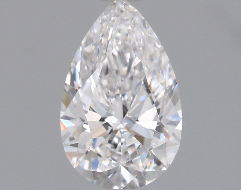 0.96 Carat Pear Shaped, Ideal Cut, D Color, VS1 Clarity, IGI Certified Lab Grown Diamond