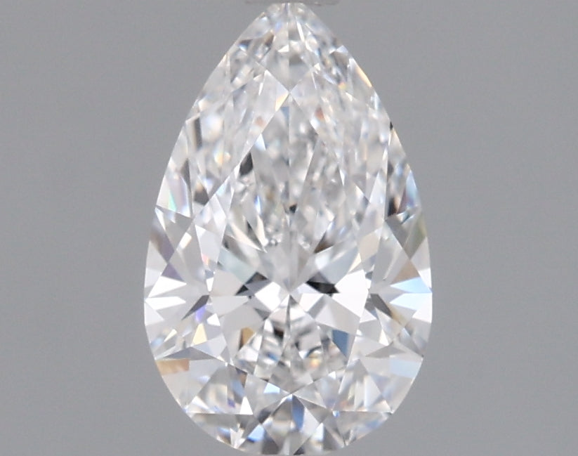 0.96 Carat Pear Shaped, Excellent Cut, D Color, VVS2 Clarity, IGI Certified Lab Grown Diamond