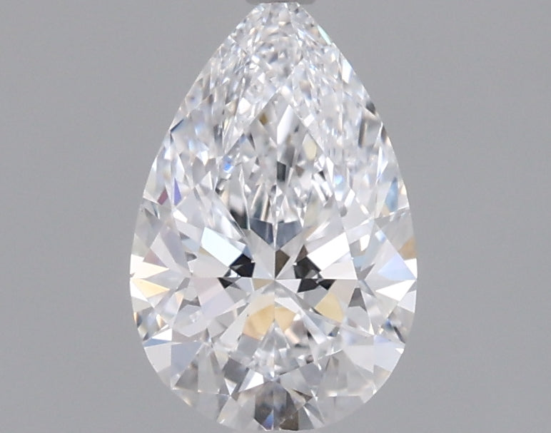 0.98 Carat Pear Shaped, Ideal Cut, D Color, VVS2 Clarity, IGI Certified Lab Grown Diamond