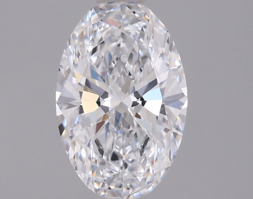 0.97 Carat Oval Shaped, Ideal Cut, D Color, VS1 Clarity, IGI Certified Lab Grown Diamond