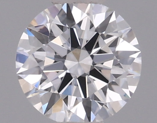 0.38 Carat Round Shaped, Ideal Cut, D Color, VVS2 Clarity, IGI Certified Lab Grown Diamond