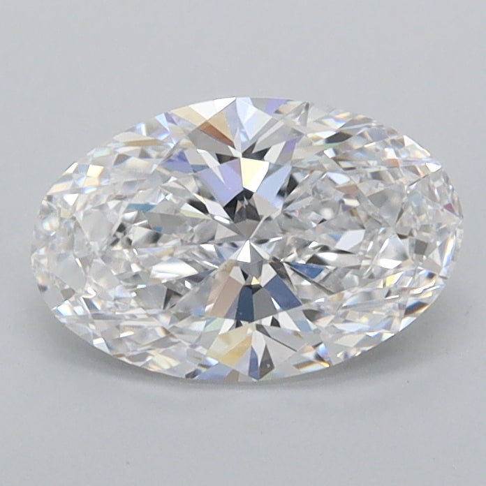 1.01 Carat Oval Shaped, Ideal Cut, D Color, FL Clarity, IGI Certified Lab Grown Diamond