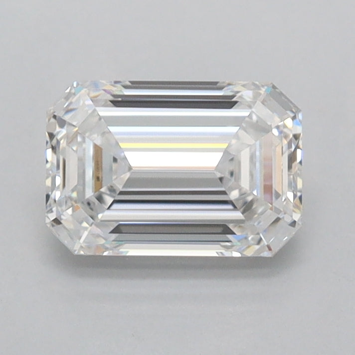 1.07 Carat Emerald Shaped, Ideal Cut, D Color, FL Clarity, IGI Certified Lab Grown Diamond