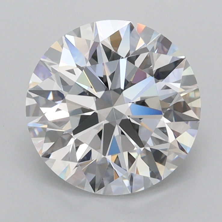1.89 Carat Round Shaped, Ideal Cut, D Color, IF Clarity, IGI Certified Lab Grown Diamond