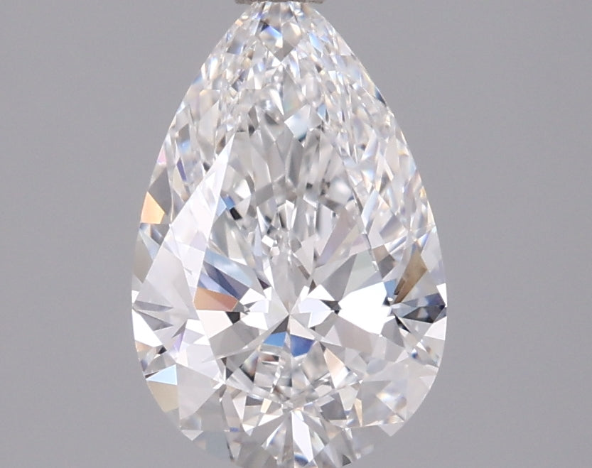 1.51 Carat Pear Shaped, Ideal Cut, D Color, VVS1 Clarity, IGI Certified Lab Grown Diamond