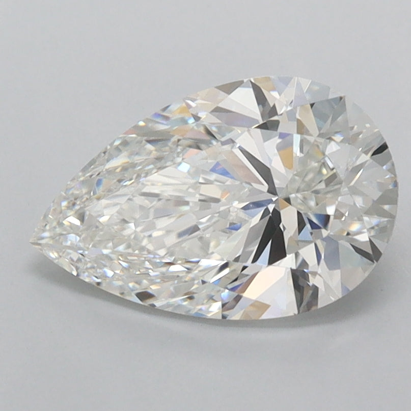 1.53 Carat Pear Shaped, Ideal Cut, E Color, VVS1 Clarity, IGI Certified Lab Grown Diamond