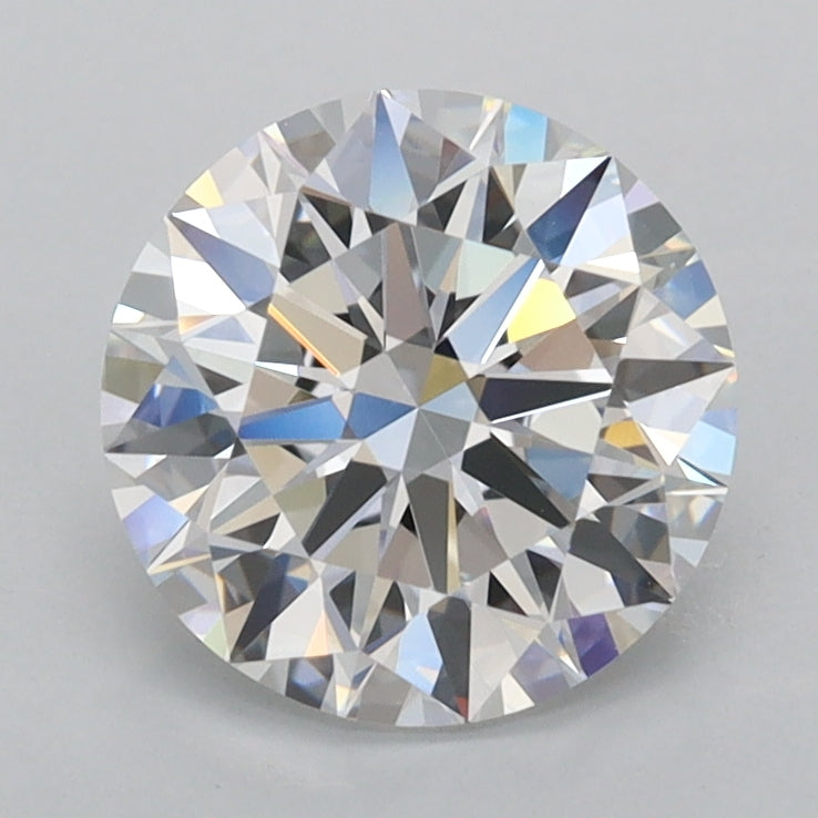 1.79 Carat Round Shaped, Ideal Cut, D Color, FL Clarity, IGI Certified Lab Grown Diamond